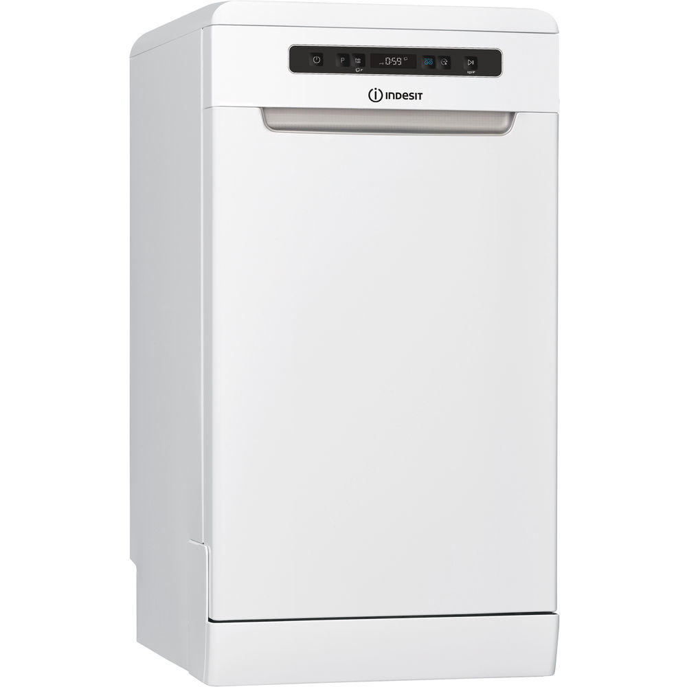 Πλυντήριο Πιάτων Ελεύθερο Indesit DSFO 3T224 Λευκό 10 Σερβίτσια 45cm E