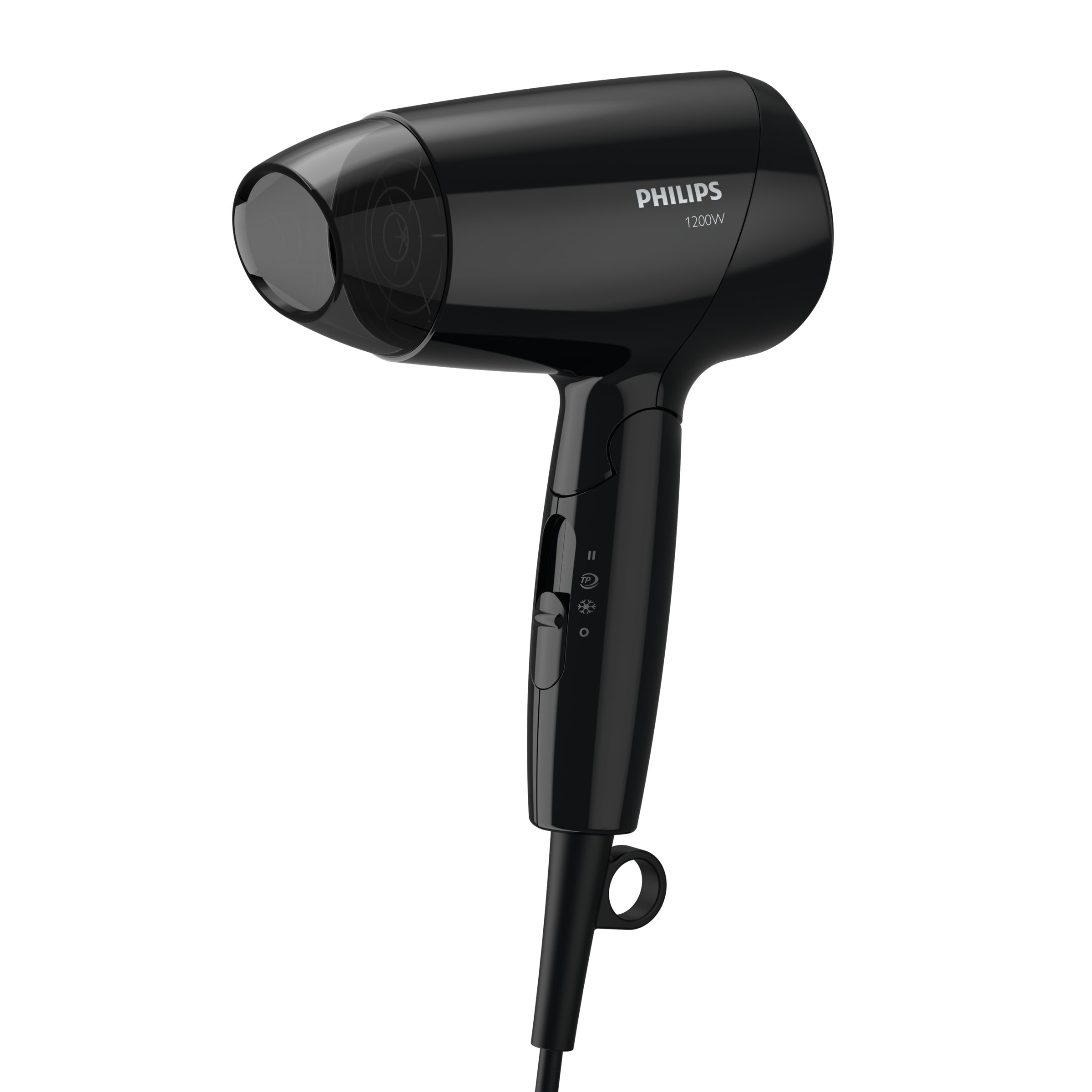 Πιστολάκι Μαλλιών Ταξιδίου Philips Essential Care BHC010/10 1200W Μαύρο