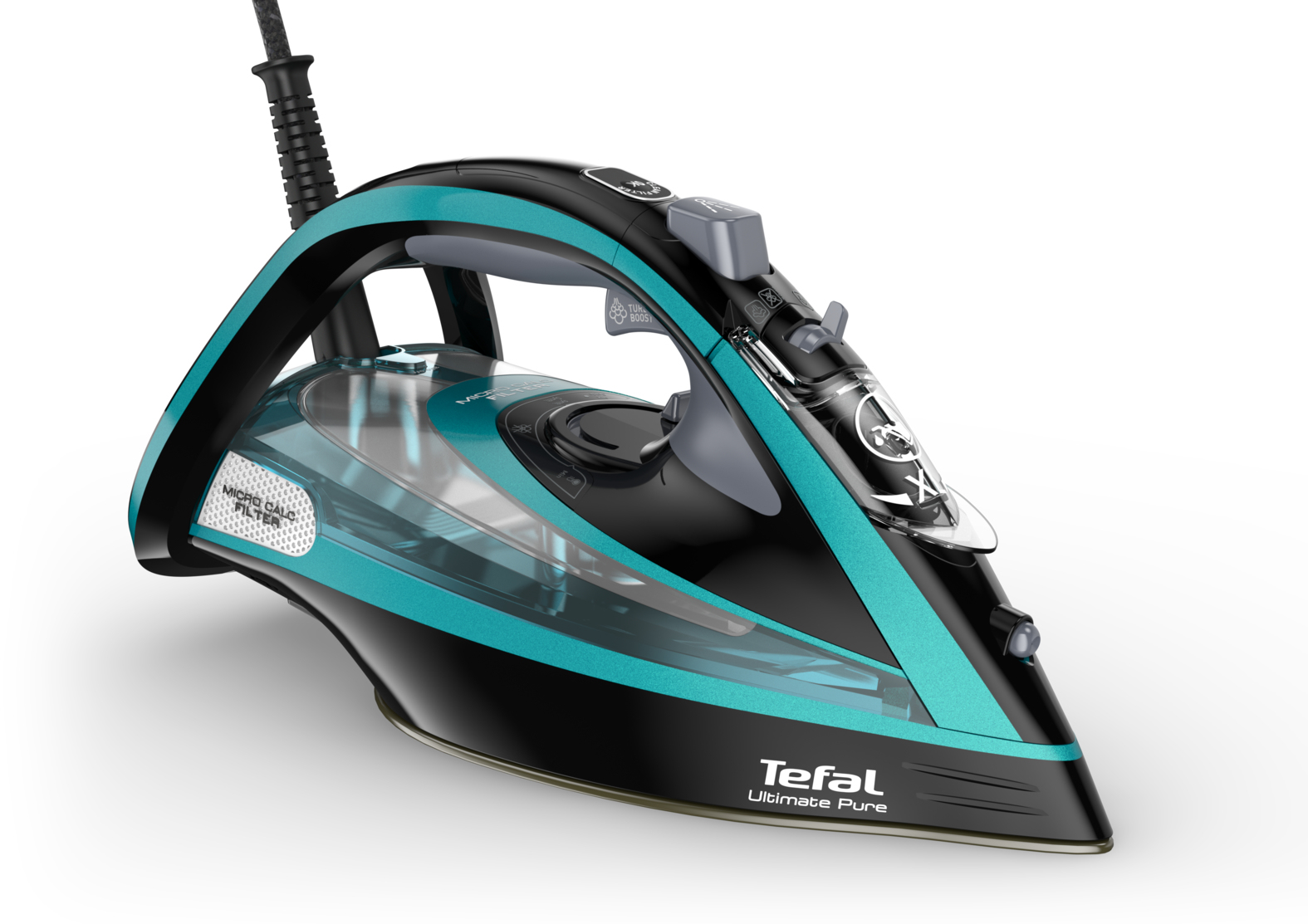 Σίδερο Ατμού Tefal Ultimate Pure FV9844 με Συνεχόμενη Παροχή 60gr/min 3200W