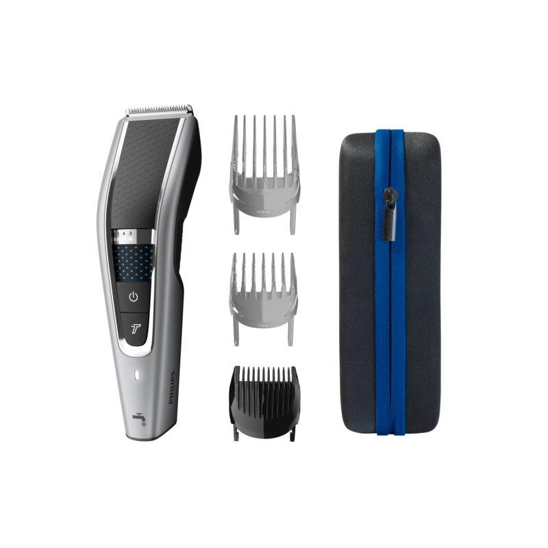 Κουρευτική Μηχανή Επαναφορτιζόμενη Philips 5000 series HC5650/15 Μαύρη/Ασημί