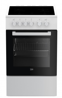 Κουζίνα Beko FSS57000GW 60lt A με Κεραμικές Εστίες Π50εκ Λευκή