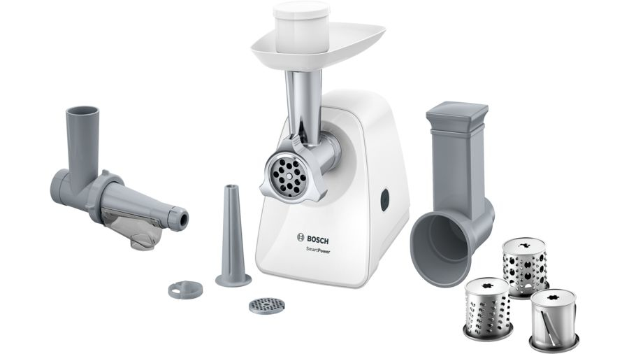 Κρεατομηχανή Bosch MFW2517W  Κιμά / Ντομάτας 350 Λευκή