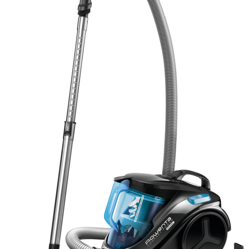 Ηλεκτρική Σκούπα Rowenta Compact Power RO3731 750W με Κάδο 1.5lt Μπλε
