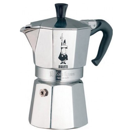 Μπρίκι Espresso Bialetti 0001164 Moka Express 4cups Ασημί