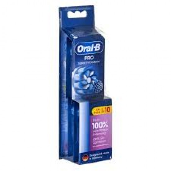 Oral-B Pro Sensitive Clean Ανταλλακτικές Κεφαλές για Ηλεκτρική Οδοντόβουρτσα 10τμχ
