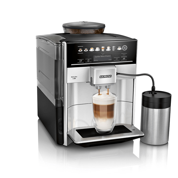 Μηχανή Espresso Siemens EQ.6 TE653M11RW 1500W Πίεσης 15bar για cappuccino με Μύλο Άλεσης Ασημί