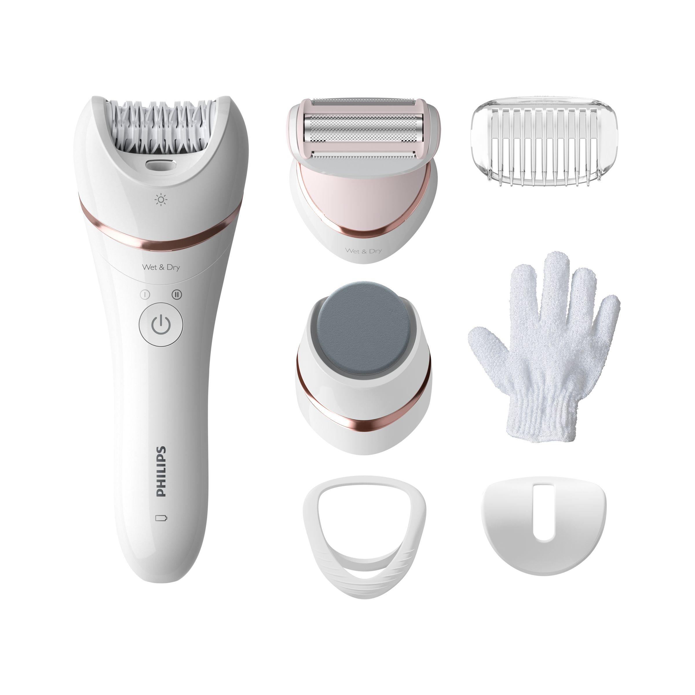 Αποτριχωτική Μηχανή Philips BRE730/10 Wet & Dry για το Σώμα