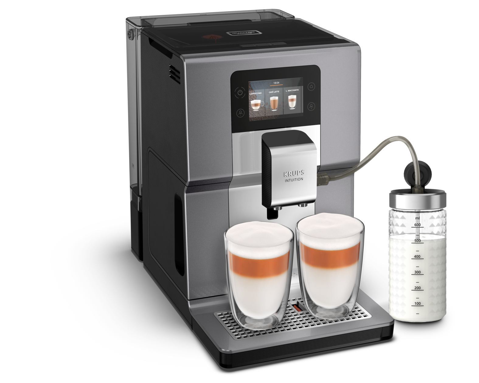 Μηχανή Espresso Krups Intuition Preference EA875E10 1450W 15bar Ασημί