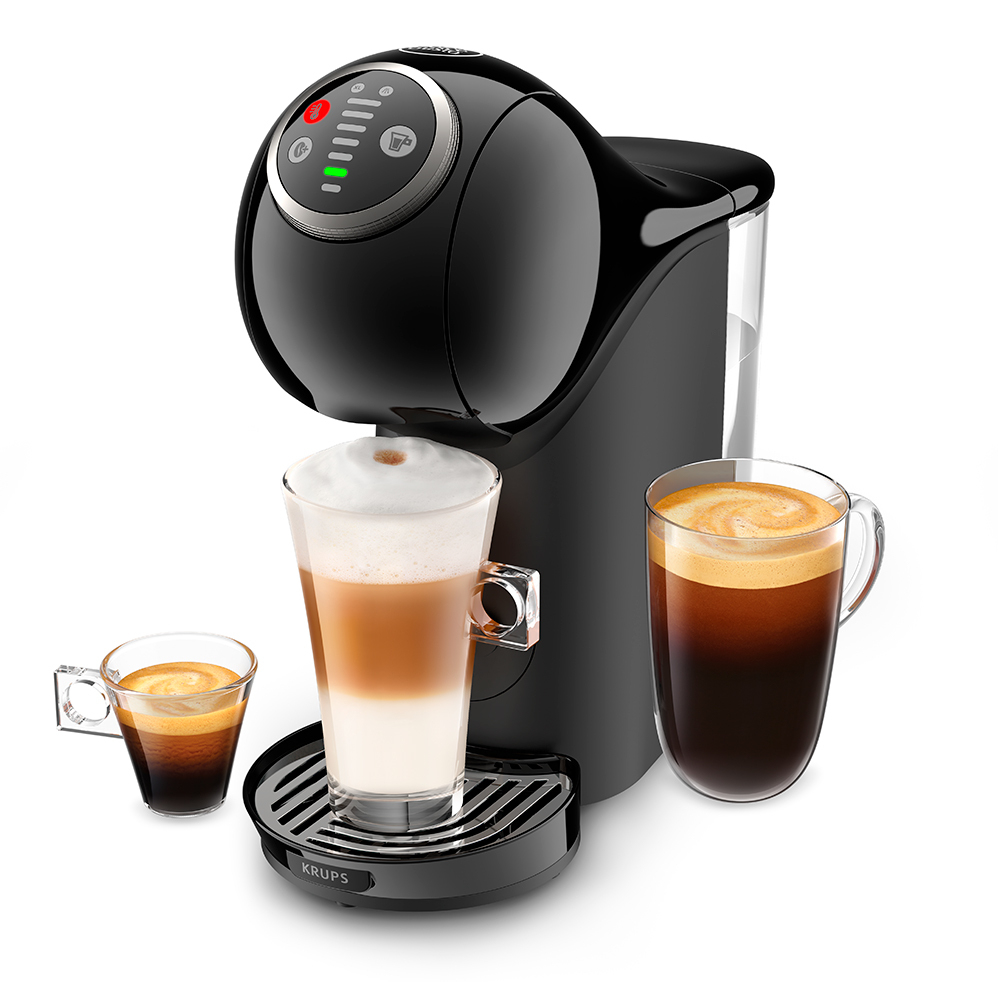 Μηχανή Espresso Krups Genio 2 KP340810 15bar Κάψουλες Dolce Gusto Μαύρη