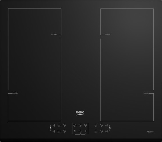 Εστία Αυτόνομη Επαγωγική Beko HII64206F2MT 4 Θέσεων 59x52εκ. Μαύρη