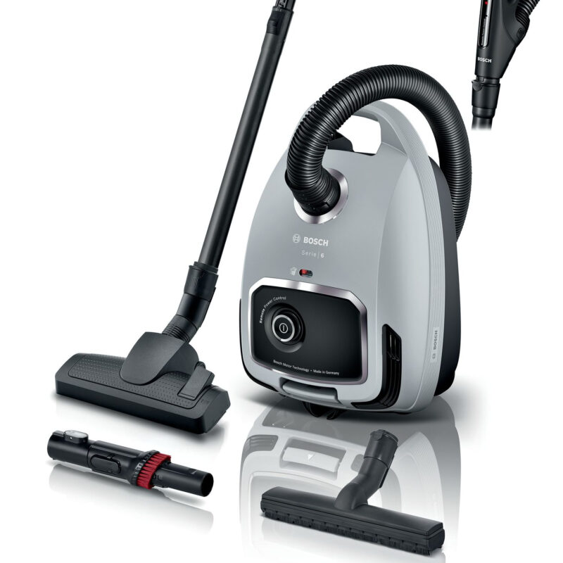 Ηλεκτρική Σκούπα Bosch Serie 6 BGB6X330 600W με Σακούλα 4lt Γκρι
