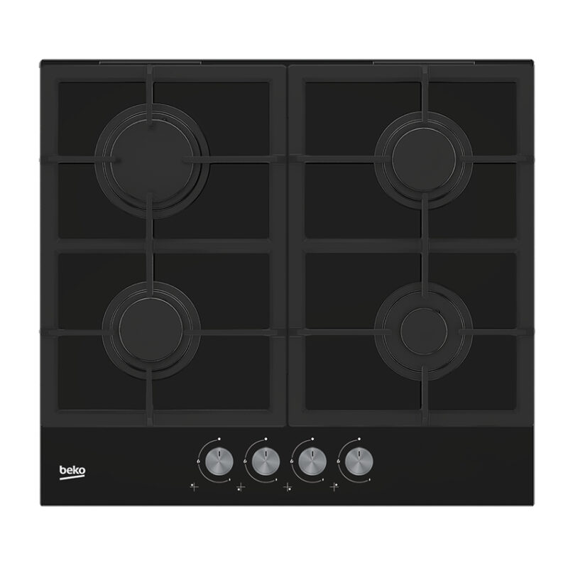 Εστία Αυτόνομη Υγραερίου Beko HILG 642C5 SB 4 Θέσεων 59x52εκ. Μαύρη