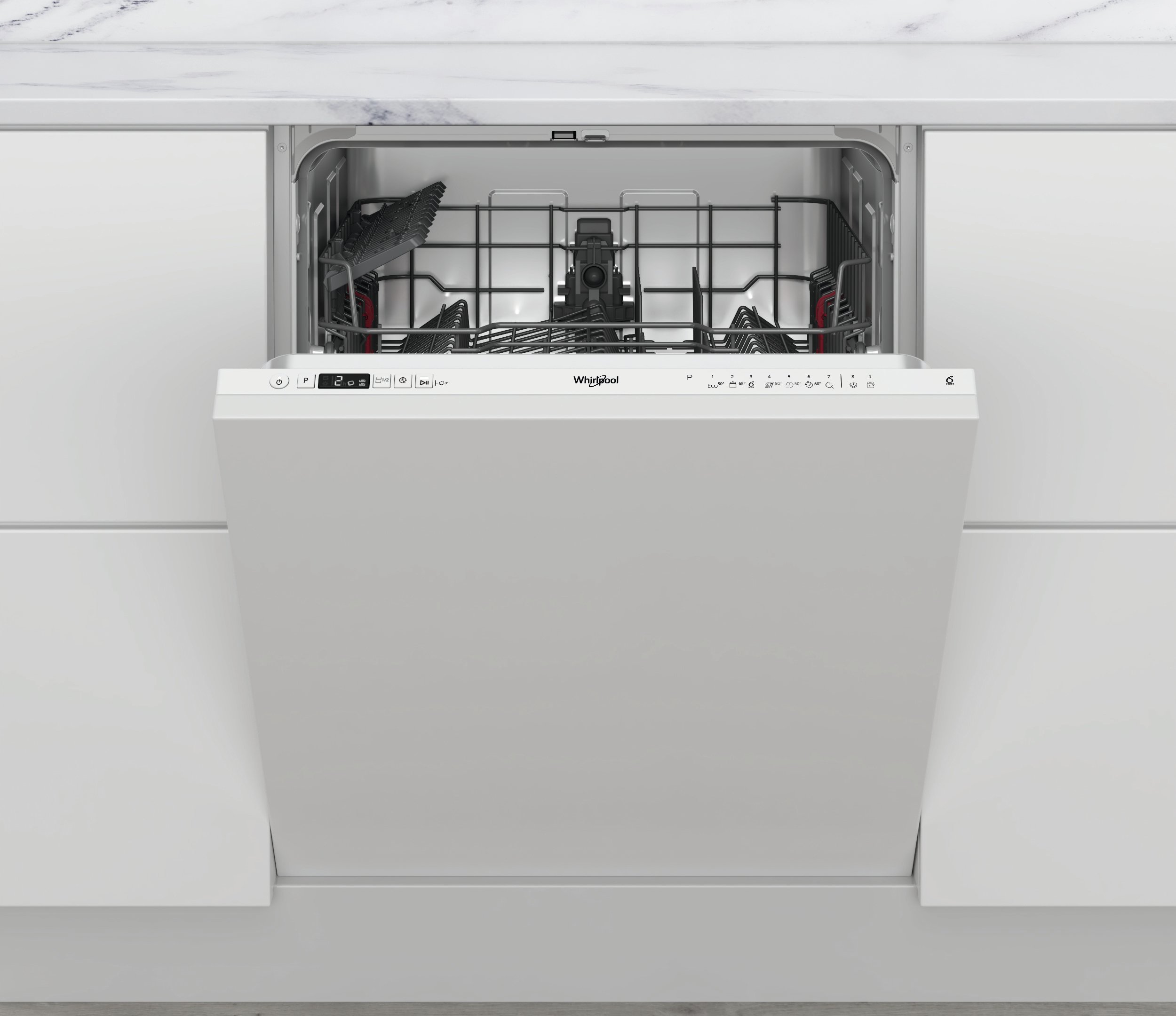 Πλυντήριο Πιάτων Πλήρως Εντοιχιζόμενο Whirlpool W2I HD526 A 14 Σερβίτσια 60cm E