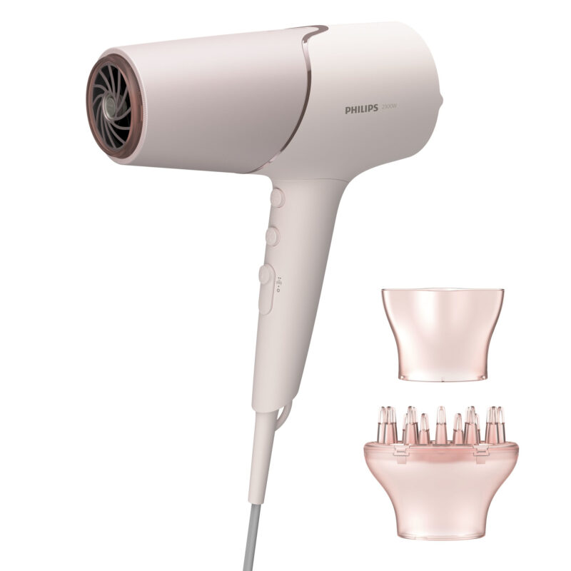 Πιστολάκι Μαλλιών Philips 5000 series BHD530/00 2300W Ionic με Φυσούνα Ροζ
