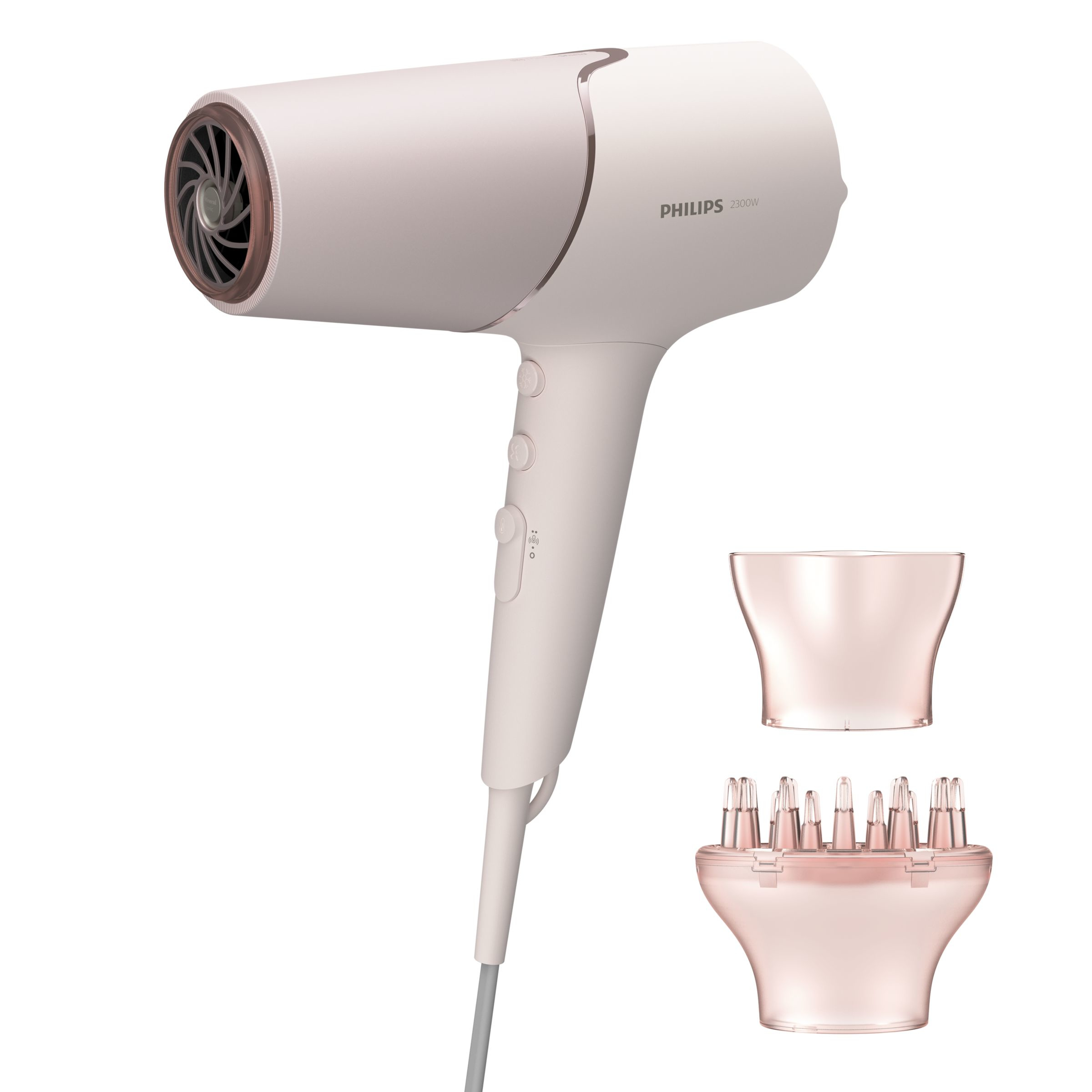 Πιστολάκι Μαλλιών Philips 5000 series BHD530/00 2300W Ionic με Φυσούνα Ροζ