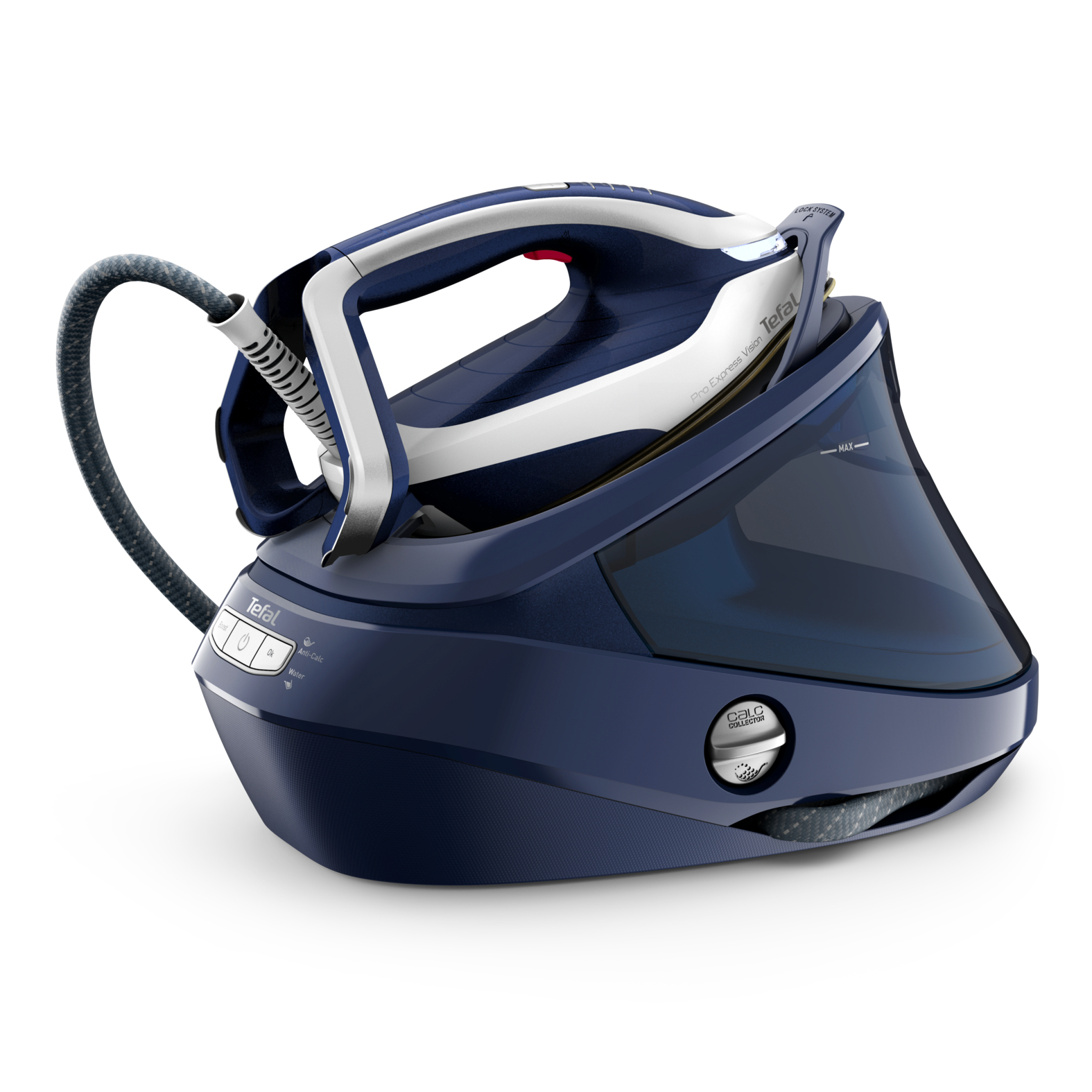 Σύστημα Σιδερώματος Tefal GV9812 3000W 8.1bar με Δοχείο 1.2lt Μπλε/Λευκό