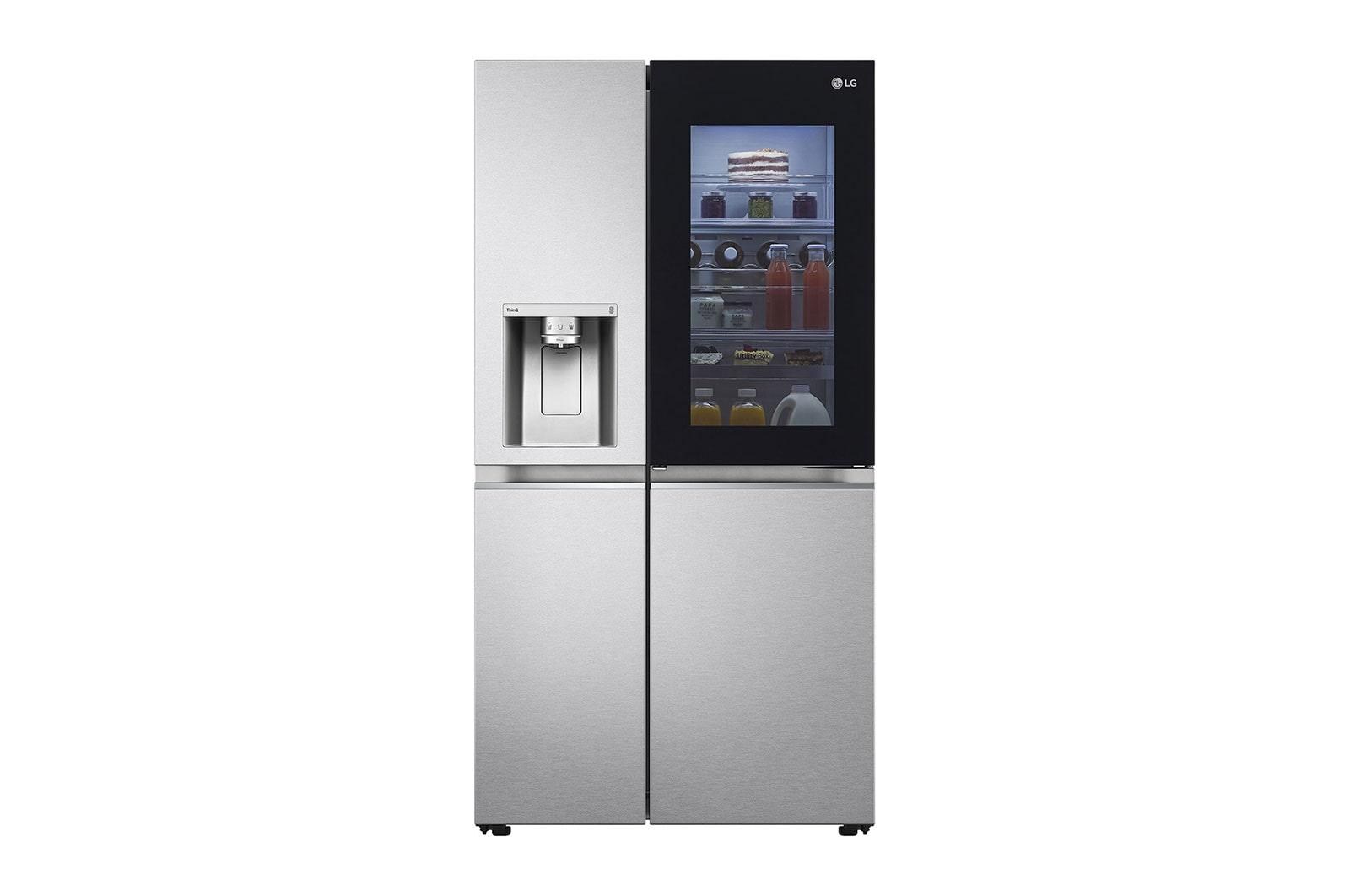 Ψυγείο Ντουλάπα LG GSXV91MBAE 635lt E Total NoFrost Υ179xΠ91.3xΒ73.5εκ. Inox