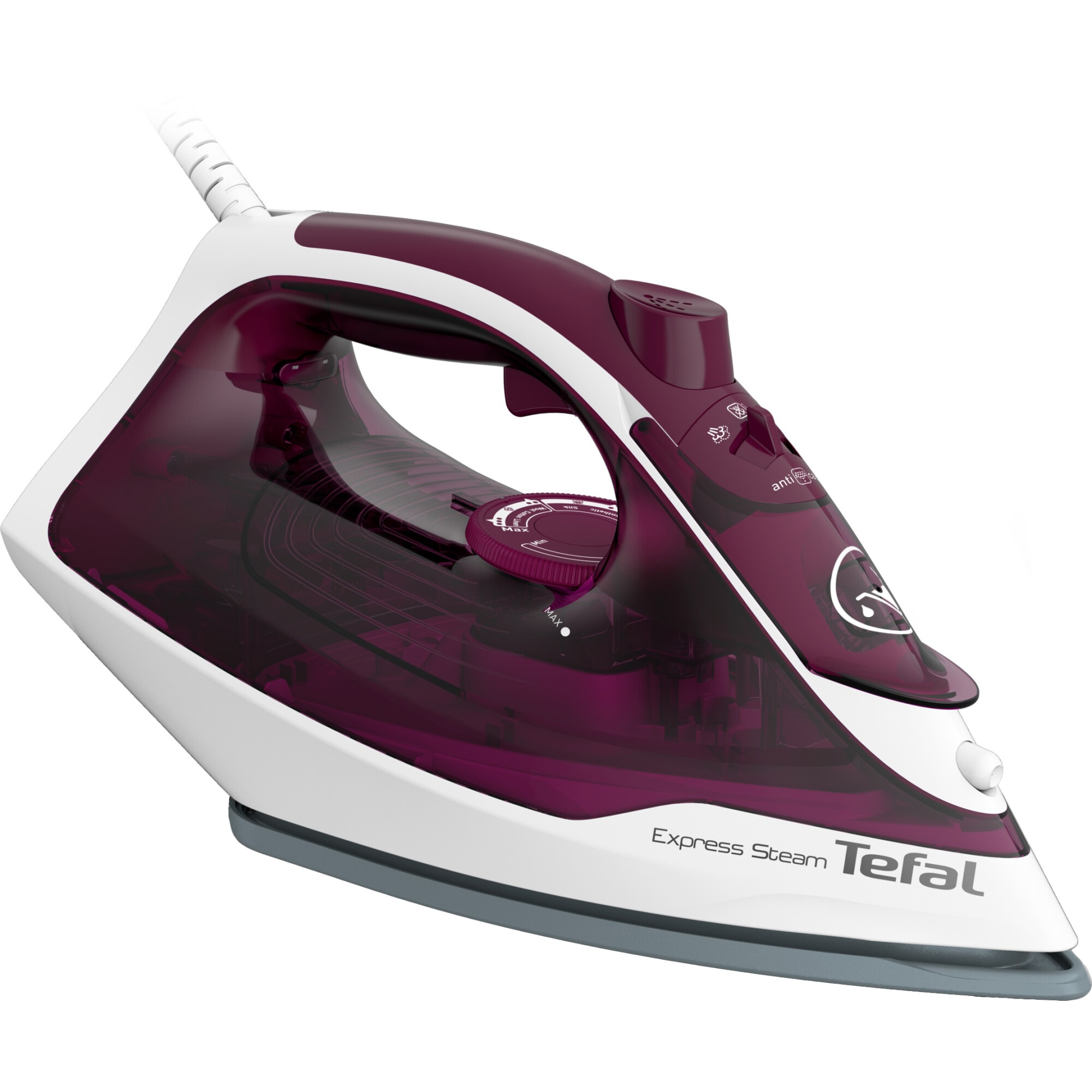 Σίδερο Ατμού Tefal Express Steam FV2835E0 2400W Πλάκα cerilium και Συνεχόμενη Παροχή 35gr/min