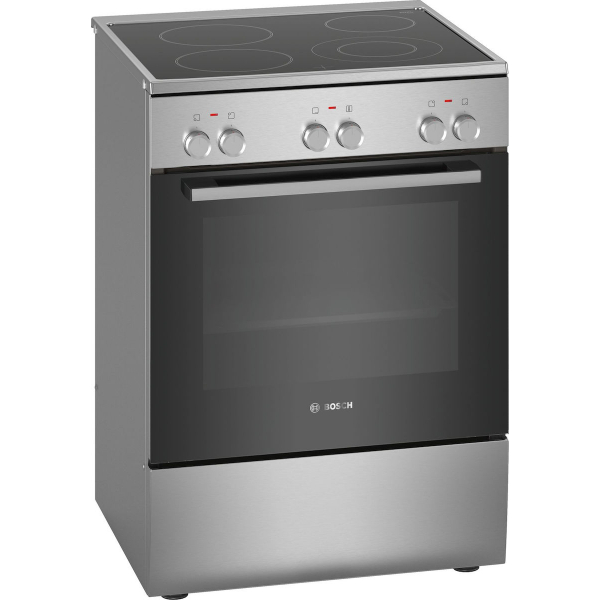 Κουζίνα Bosch Serie 2 HKA090150 66lt A με Κεραμικές Εστίες Π60εκ. Inox