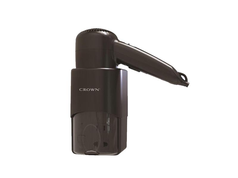 Πιστολάκι Μαλλιών Ξενοδοχείου Crown CHD-13BWS 1300W Μαύρο
