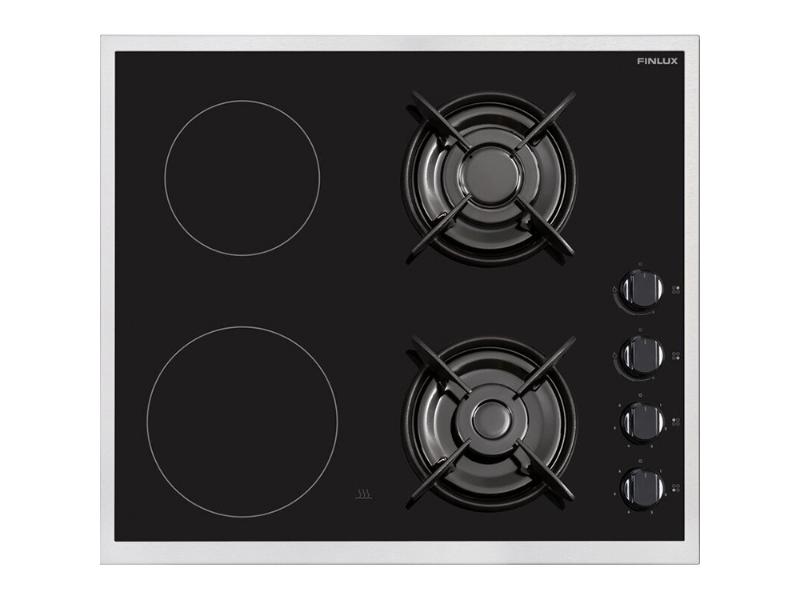Εστία Αυτόνομη Κεραμική Μικτή Finlux  FXV 622S 59x52εκ.