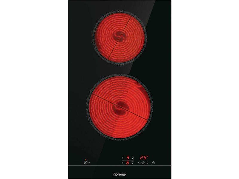 Εστία Αυτόνομη Κεραμική Domino Gorenje ECT321BSC με Λειτουργία Κλειδώματος 30x52εκ.