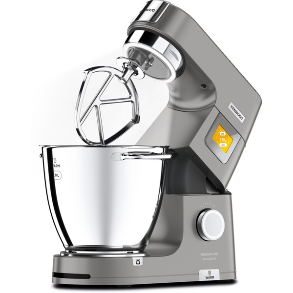 Κουζινομηχανή Kenwood Titanium Chef Patissier XL KWL90.004SI 1400W 7lt Ενσωματωμένη Ζυγαριά Silver