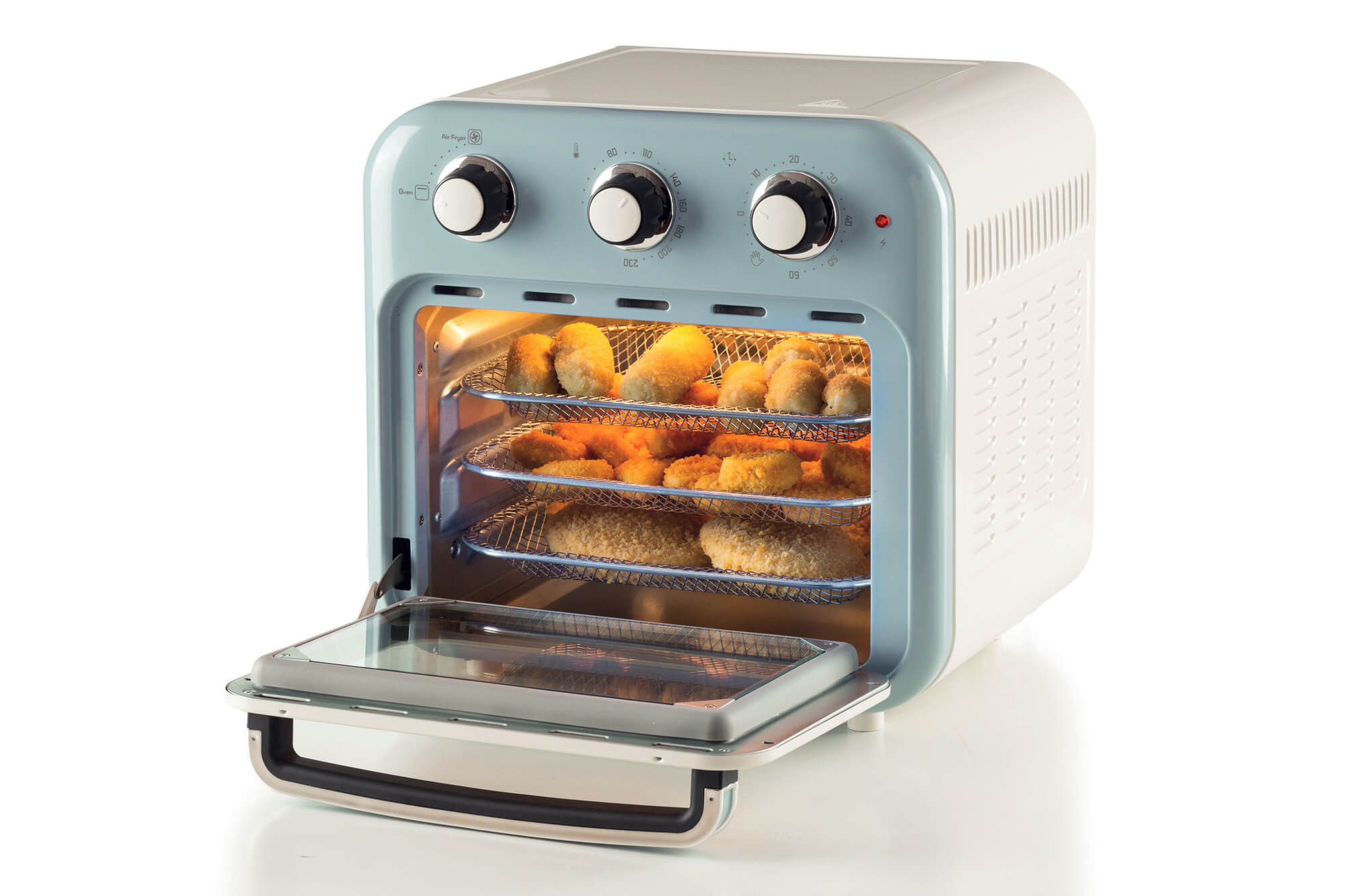 Ηλεκτρικό Φουρνάκι Ariete Vintage 4632/05 Air Fryer 16lt 1400W Μπλε