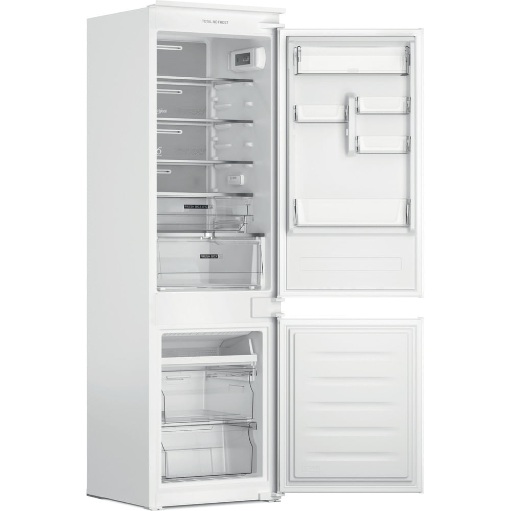 Ψυγειοκαταψύκτης Εντοιχιζόμενος Whirlpool WHC18 T132 250lt E Full NoFrost Λευκός