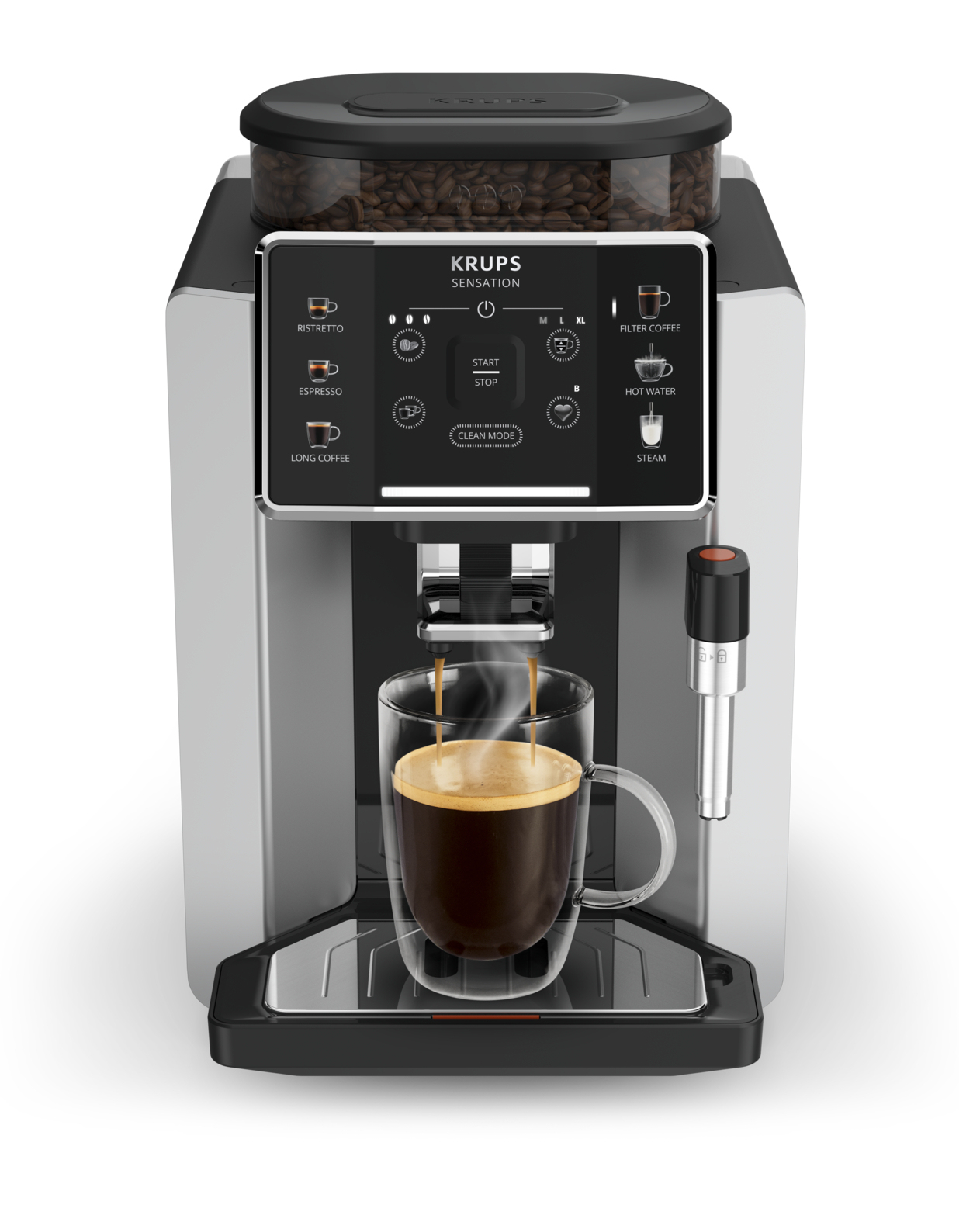 Μηχανή Espresso Krups Sensation EA910E Πλήρως αυτόματη