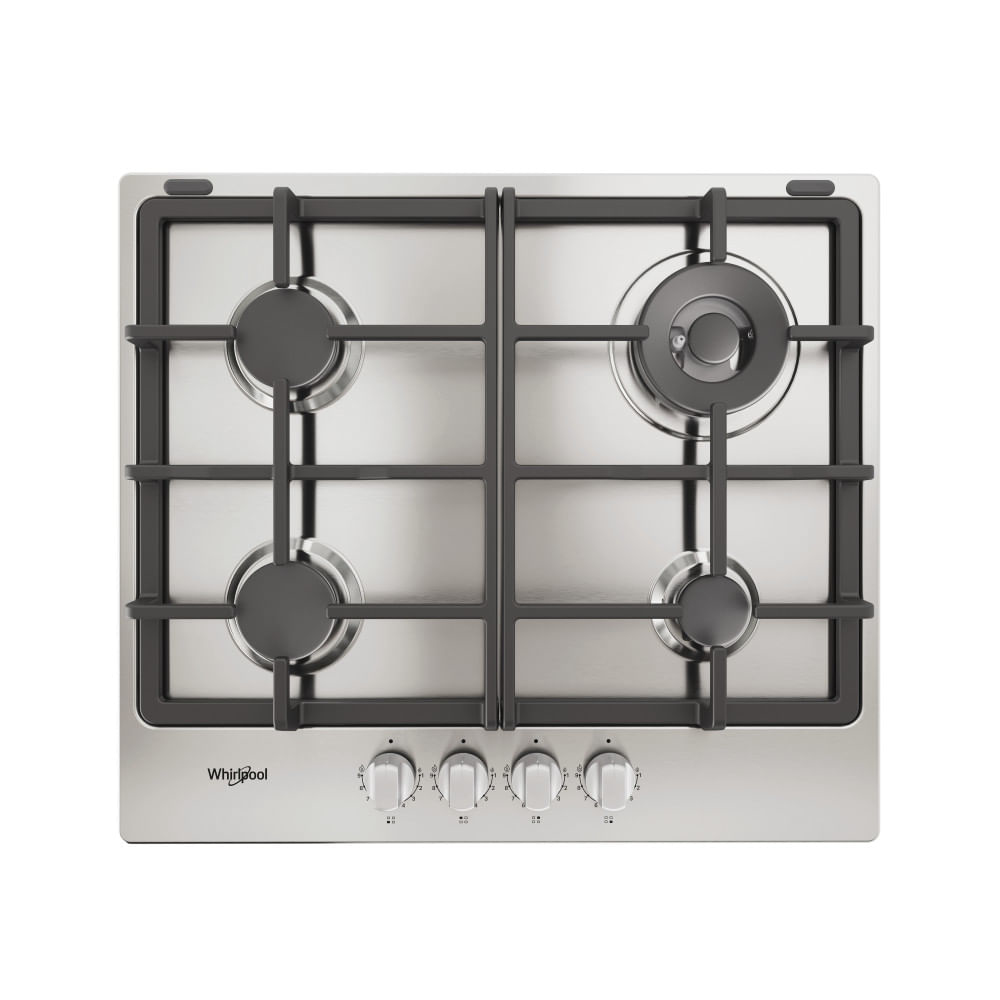 Εστία Αυτόνομη Υγραερίου Whirlpool TGML 661 IX R 4 Θέσεων 56x51εκ. Inox