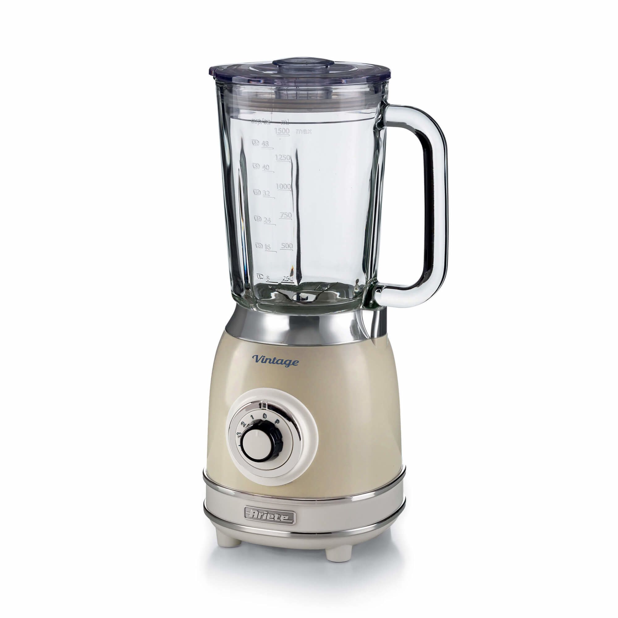 Μπλέντερ Ariete Vintage 0583/03 1,5lt 1000W με Γυάλινη Κανάτα Μπεζ