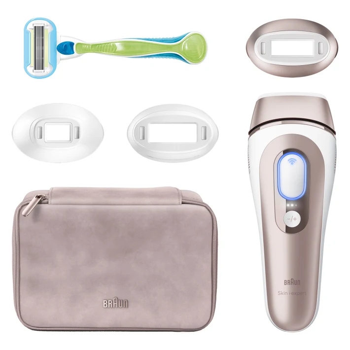 Braun Silk-Expert Pro IPL PL7253 Αποτριχωτική Μηχανή Φωτός IPL Ροζ χρυσό, Λευκό