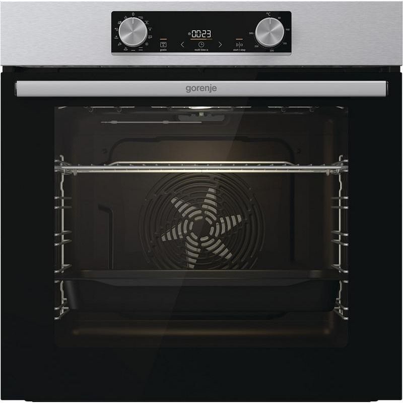 Φούρνος Άνω Πάγκου Gorenje BOP6737E02XK 77lt A Π59.5εκ. με Πυρόλυση Inox