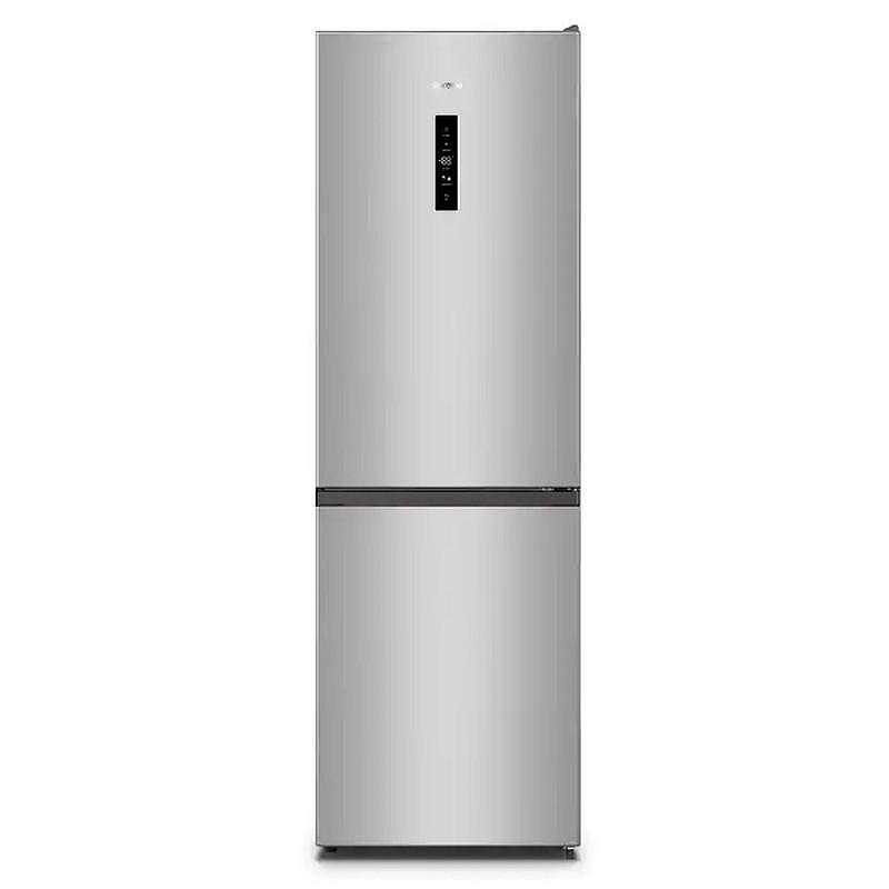 Ψυγειοκαταψύκτης Gorenje NRK6192AS4 304lt E Υ186xΠ60xΒ66 εκ NoFrost Γκρι