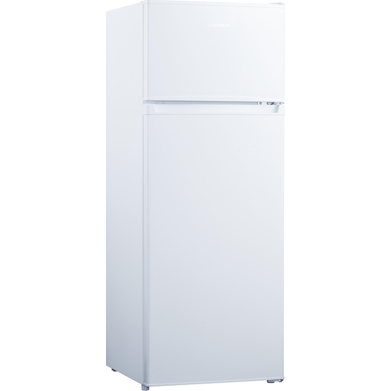 Ψυγείο Δίπορτο Crown DF241EWH 205lt, E, Υ143xΠ55xΒ55εκ. Λευκό