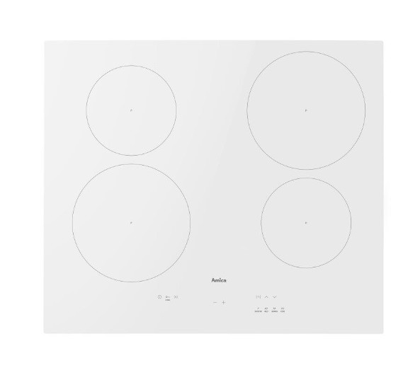 Εστία Αυτόνομη Επαγωγική Amica PIDH6140PHTUN 3.0 4 Θέσεων 59.2x52.2εκ Λευκή