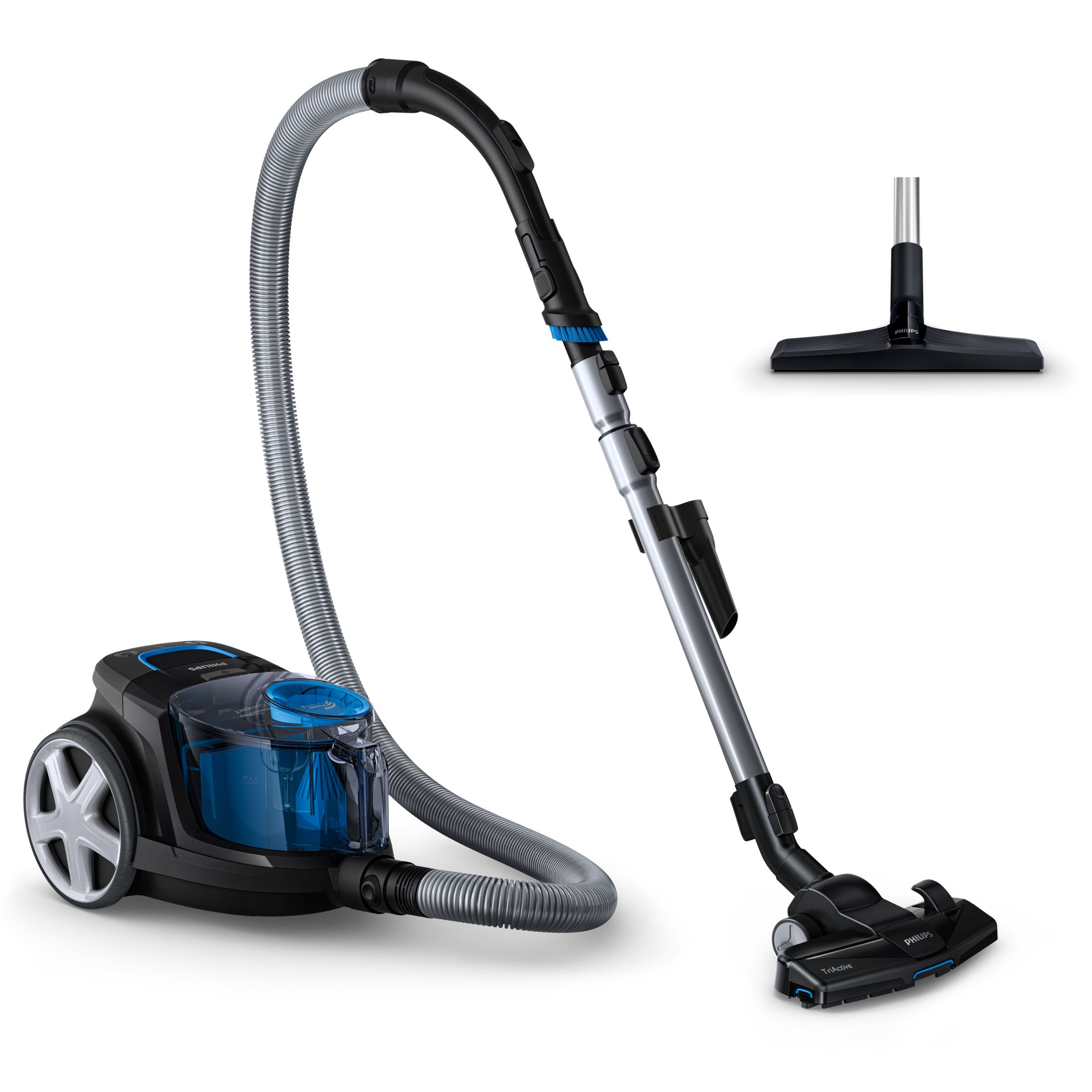 Ηλεκτρική Σκούπα Philips FC9331/09 900W με Κάδο 1.5lt Μαύρη/Μπλε