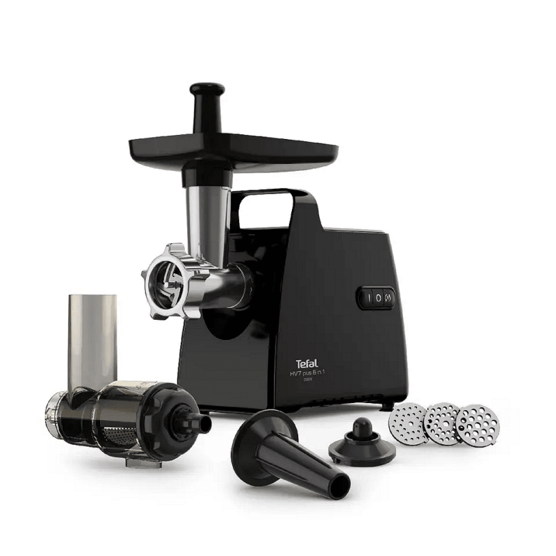 Κρεατομηχανή Tefal NE553838 2000W με Εξάρτημα για Λουκάνικα Μαύρη