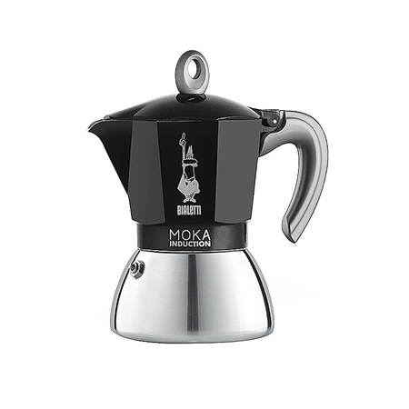 Μπρίκι Espresso Bialetti 0006936 MOKA 6TZ 6cups Μαύρο Induction