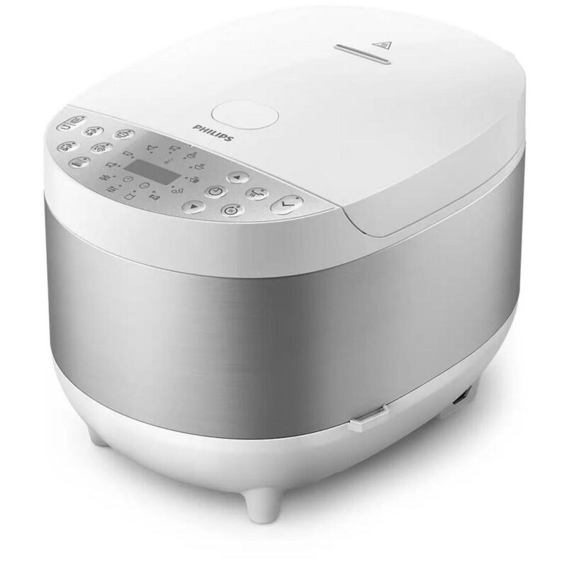 Πολυμάγειρας Philips HD4713/40 1300W με Χωρητικότητα 5lt Λευκός