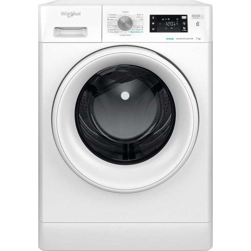 Πλυντήριο Ρούχων Whirlpool FFB 7469 WV EE 7kg Α 1400 Στροφών Steam Refresh