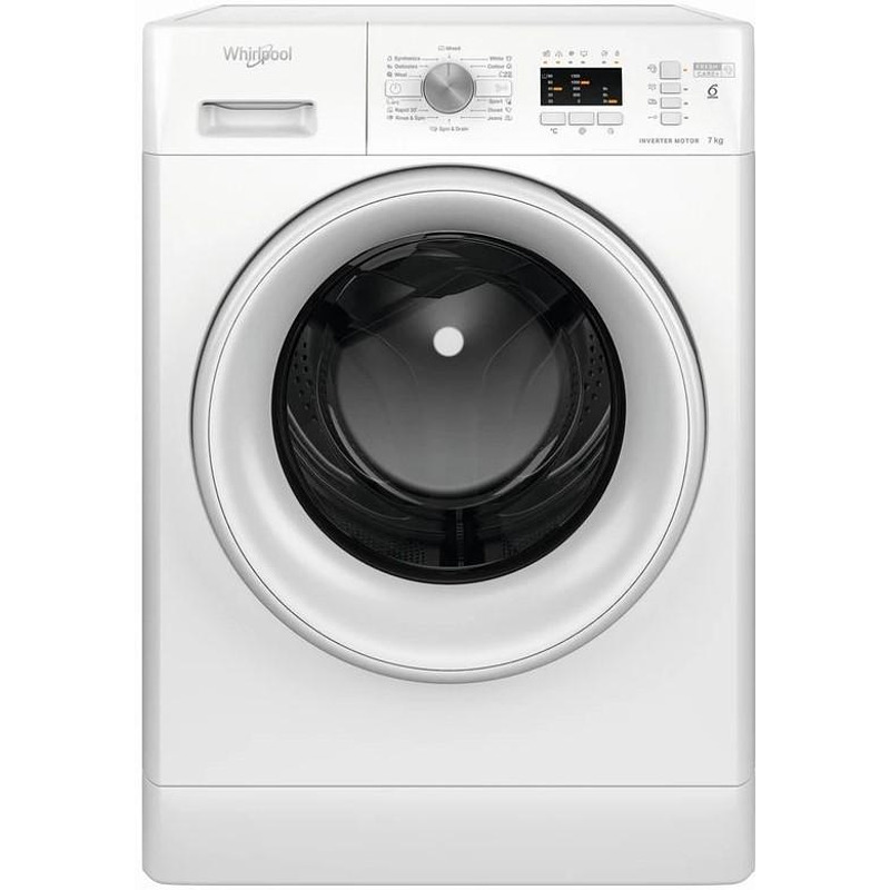 Πλυντήριο Ρούχων Whirlpool FFL 6238 W EE 6kg D 1200 Στροφών Λευκό