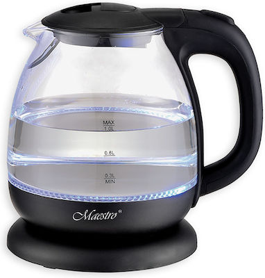 Feel-Maestro MR-055-BLACK Βραστήρας 1L 1100W