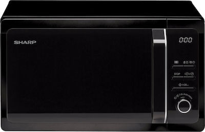 Φούρνος Μικροκυμάτων Sharp R243BK 20lt 800W Μαύρος