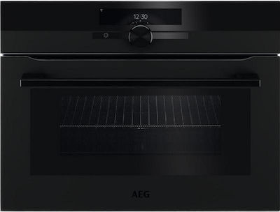 Φούρνος Άνω Πάγκου AEG KMK965090T (ST) 43lt Π56εκ. Μαύρος