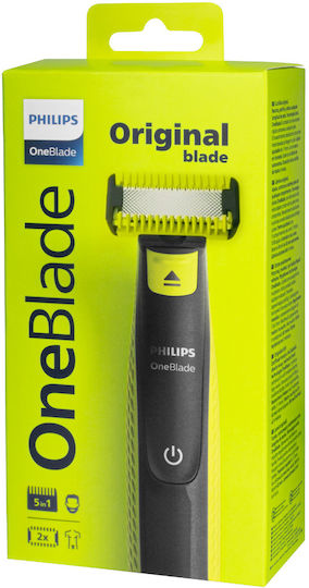 Philips Norelco OneBlade QP2824/20 ξυριστική μηχανή Γκρι, Λάιμ