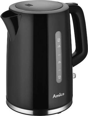 AMICA KF 1014 Βραστήρας 1.7lt 2400W Μαύρος