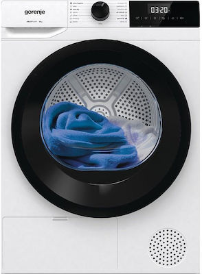 Στεγνωτήριο Ρούχων Gorenje DHNE83 8kg A+++ με Αντλία Θερμότητας