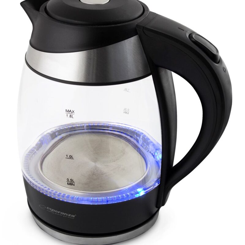 Βραστήρας Esperanza Gullfoss EKK009 1,8lt 2200W Μαύρος/Διάφανος